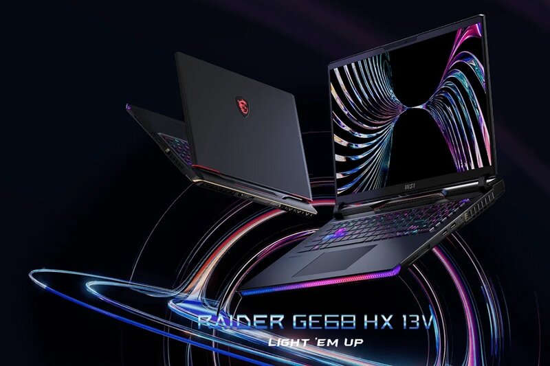 MSI Raider GE68 mang đến một sức hút đầy ma mị với sắc đen thu hút