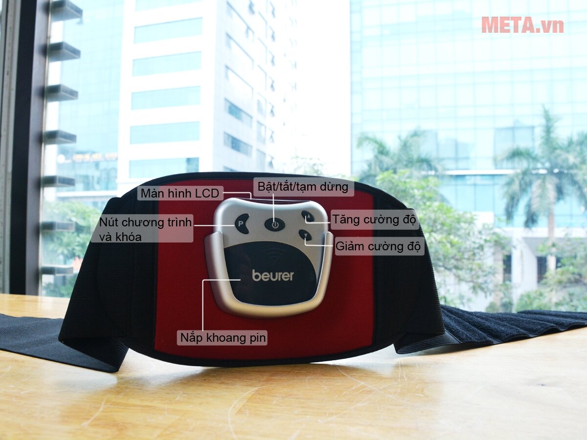 Máy massage xung điện đai bụng Beurer EM30