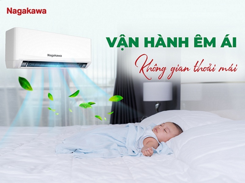 Điều hòa Nagakawa Inverter 12000 BTU 1 chiều NIS-C12R2U51 gas R-32
