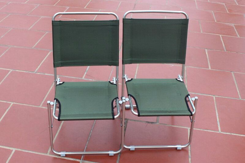 Ghế xếp inox có lưng tựa Thanh Long GXI-L01