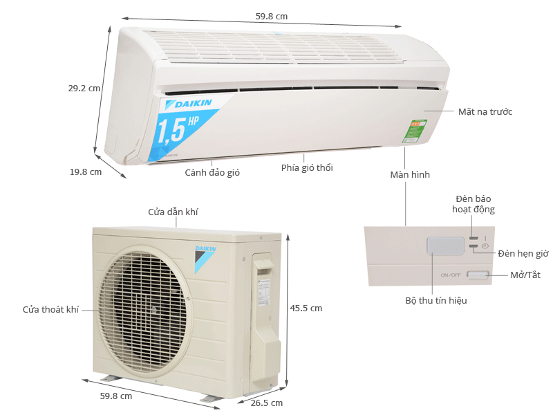 Máy lạnh Daikin FTE35LV1V 1.5 Hp