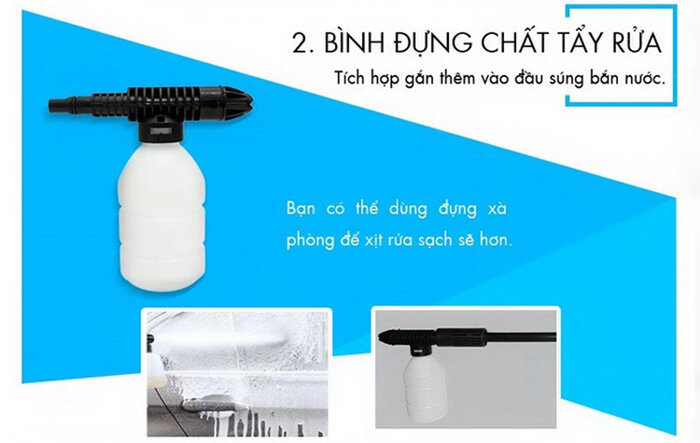 Máy xịt rửa cao áp Kachi MK-104