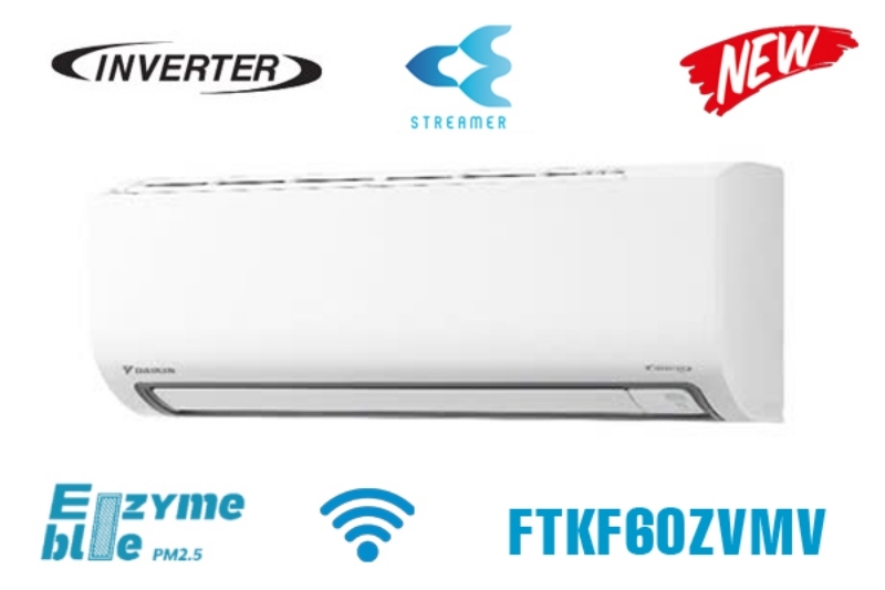 Điều hòa Daikin Inverter 21000 BTU 1 chiều FTKF60ZVMV/RKF60ZVMV gas R-32 2 Điều Hòa Daikin Inverter 21000 BTU 1 Chiều FTKF60ZVMV/RKF60ZVMV Gas R-32