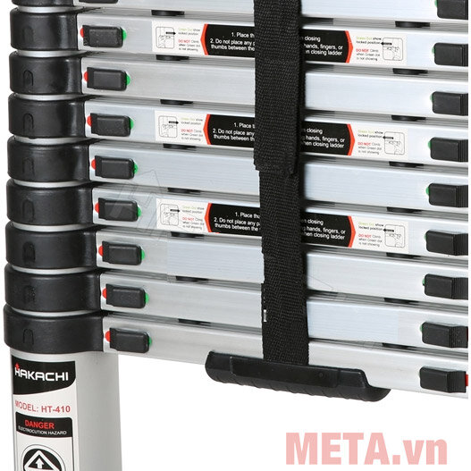 Thang nhôm rút đơn Hakachi HT-410CP Thang nhôm rút đơn Hakachi HT-410CP