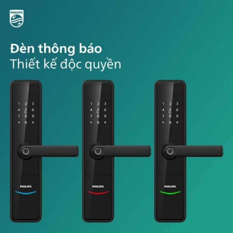 Khoá cửa điện tử Philips DDL603E 4 Khoá cửa điện tử Philips DDL603E