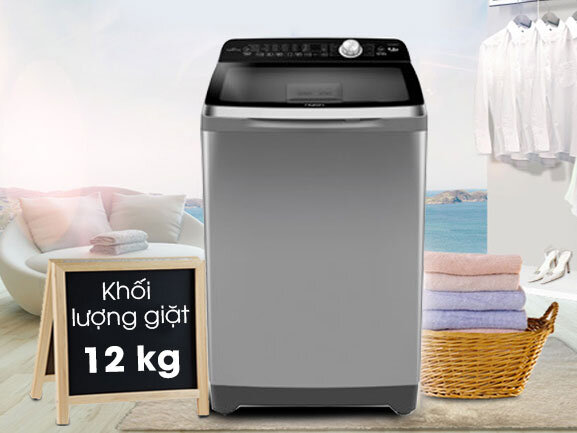 Máy giặt có khối lượng giặt 12kg Máy giặt có khối lượng giặt 12kg