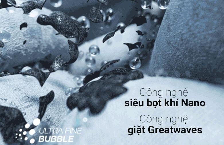 Toshiba inverter 9.5 kg TW-BL105A4V(SS) - Công nghệ giặt hiện đại