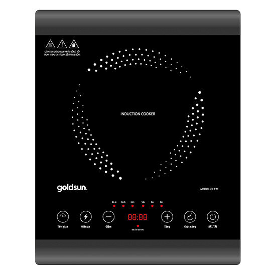 Bếp từ cảm ứng Goldsun GI-T21 2000W Bếp từ cảm ứng Goldsun GI-T21 2000W