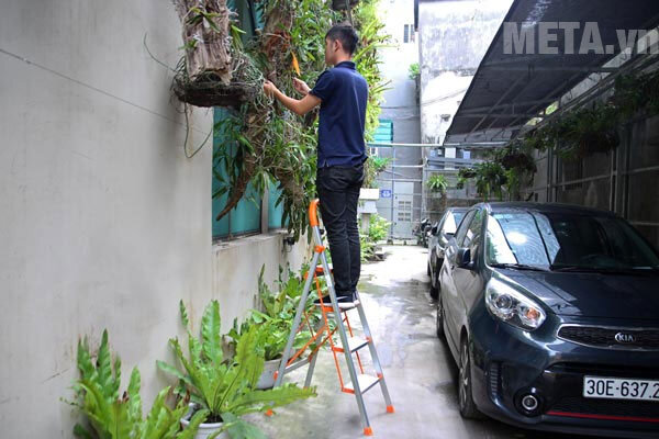 Thang nhôm ghế bản to 4 bậc Advindeq ADS-704