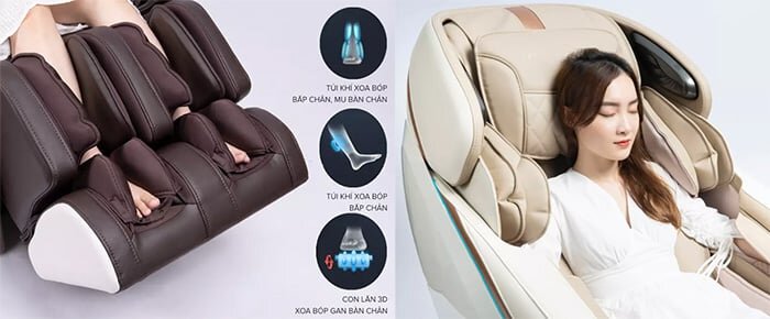 Ghế massage toàn thân Maxcare Max4D AI