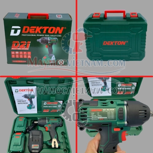Máy siết bulong pin Dekton D21-550BL