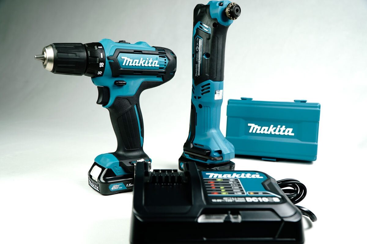 Bộ sản phẩm máy đa năng khoan vặn vít pin 12V Makita CLX206SX1