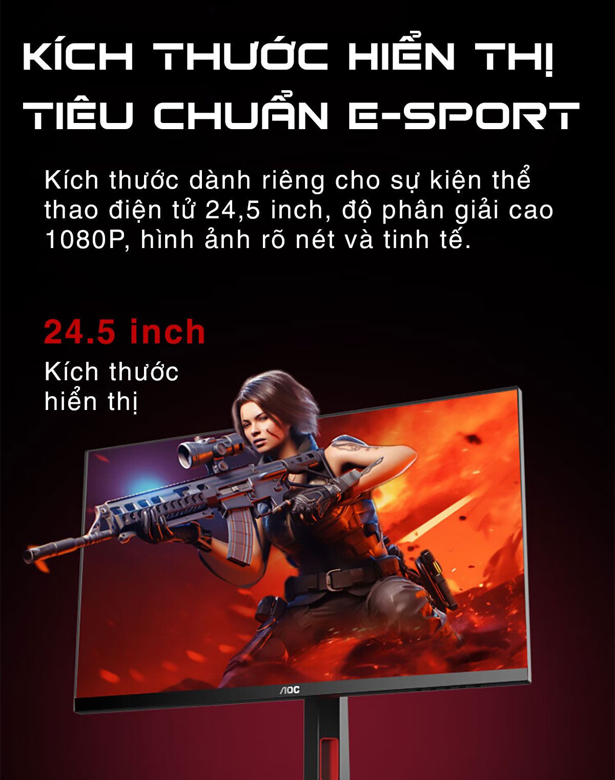 Màn hình AOC 25G4S