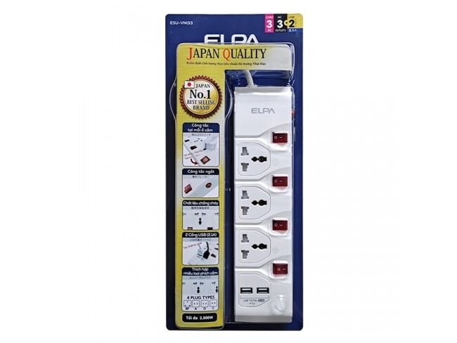 Ổ cắm điện ELPA ESU-VNI33