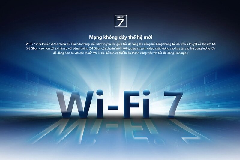 Wi-Fi 7 với băng tần 6GHz đảm bảo tốc độ kết nối internet nhanh