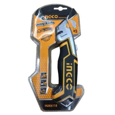 Dao rọc xếp 180x45mm INGCO HUK6118