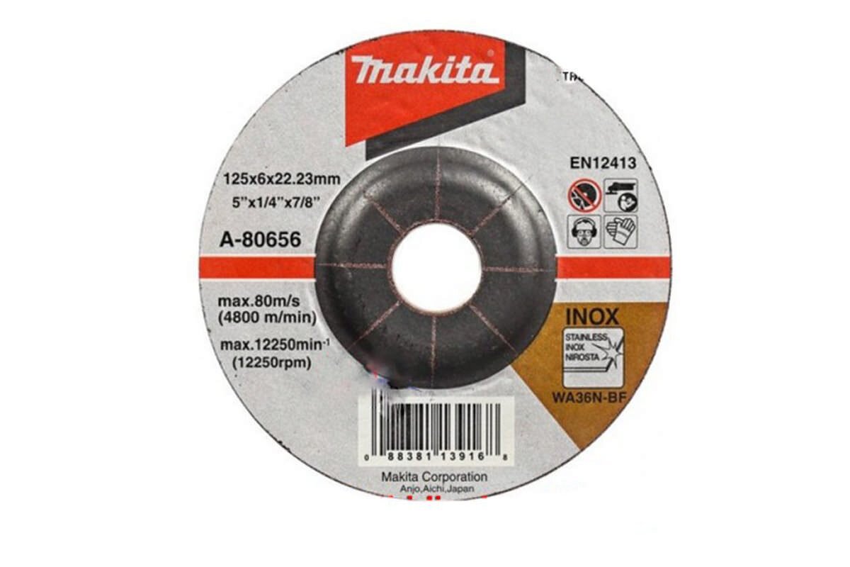 Đá mài 125x6x22.23 Makita A-80656