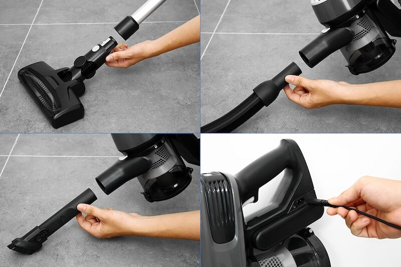 Số lượng đầu hút máy hút bụi không dây Electrolux EFP31315 (Ảnh: dienmayxanh).