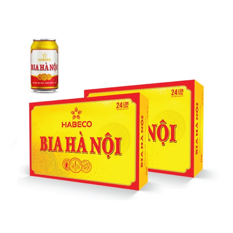 Bia TP. hà Nội Habeco thùng 24 lon x 330ml