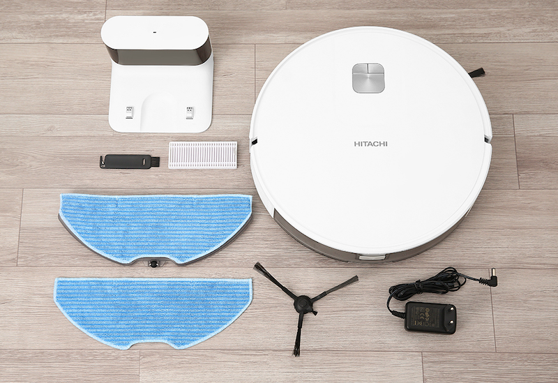 Robot hút bụi lau nhà Hitachi RV-X15N (Ảnh: dienmayxanh).