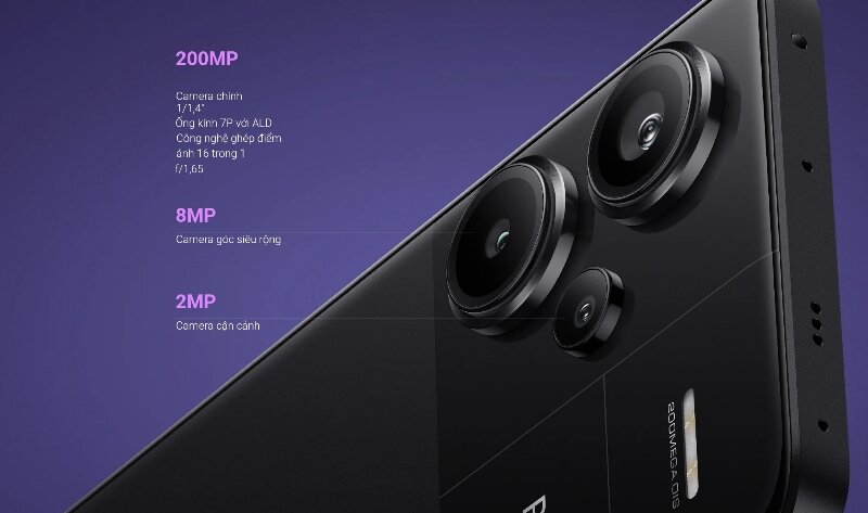 Điện thoại Xiaomi Redmi Note 13 Pro Plus 5G 16GB/512GB camera