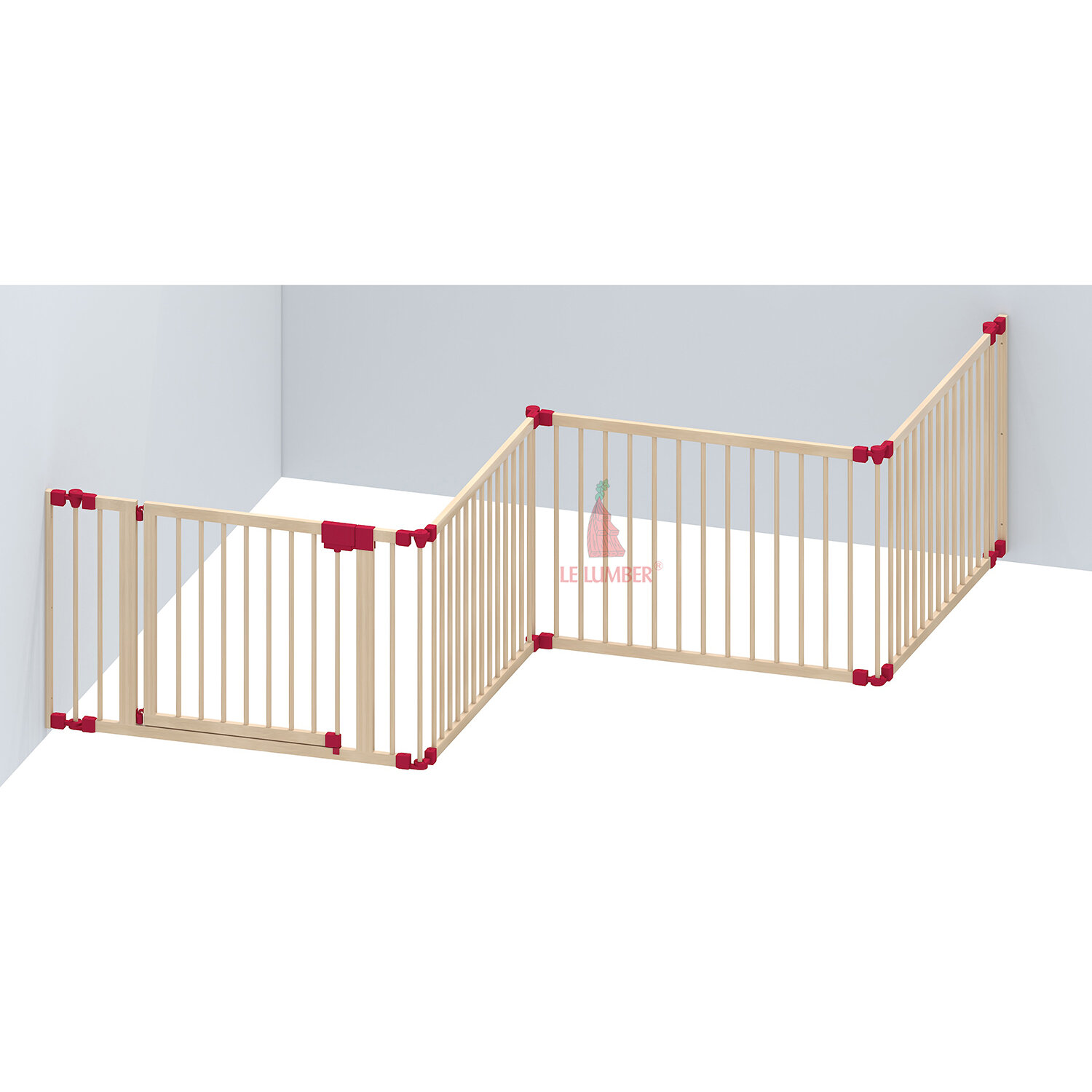  Cũi 3D 4 cánh Playpen thông minh