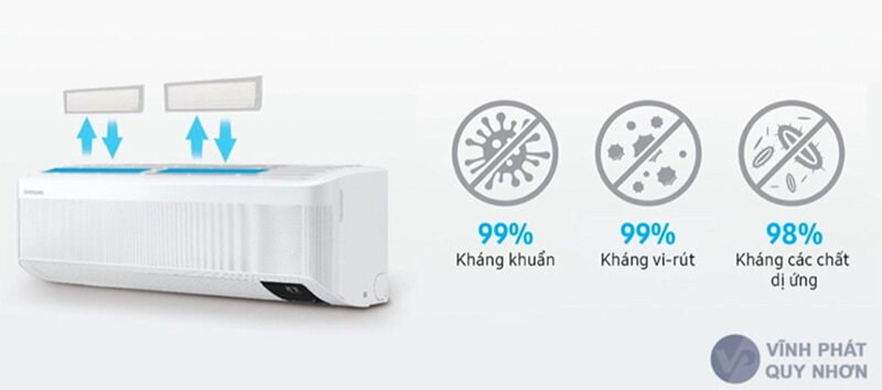 Điều Hòa Samsung Wind-Free 24000 BTU 1 Chiều Inverter AR24TYGCDWKNSV