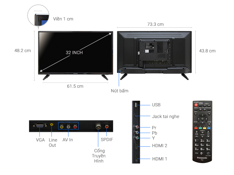 Tivi Panasonic 32 inch TH-32D300V Tivi Panasonic 32 inch TH-32D300V