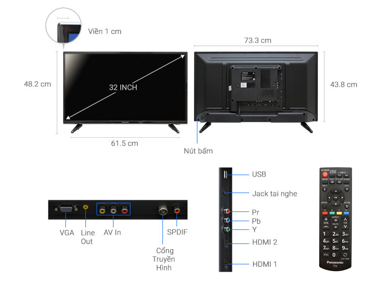 Tivi Panasonic 32 inch TH-32D300V