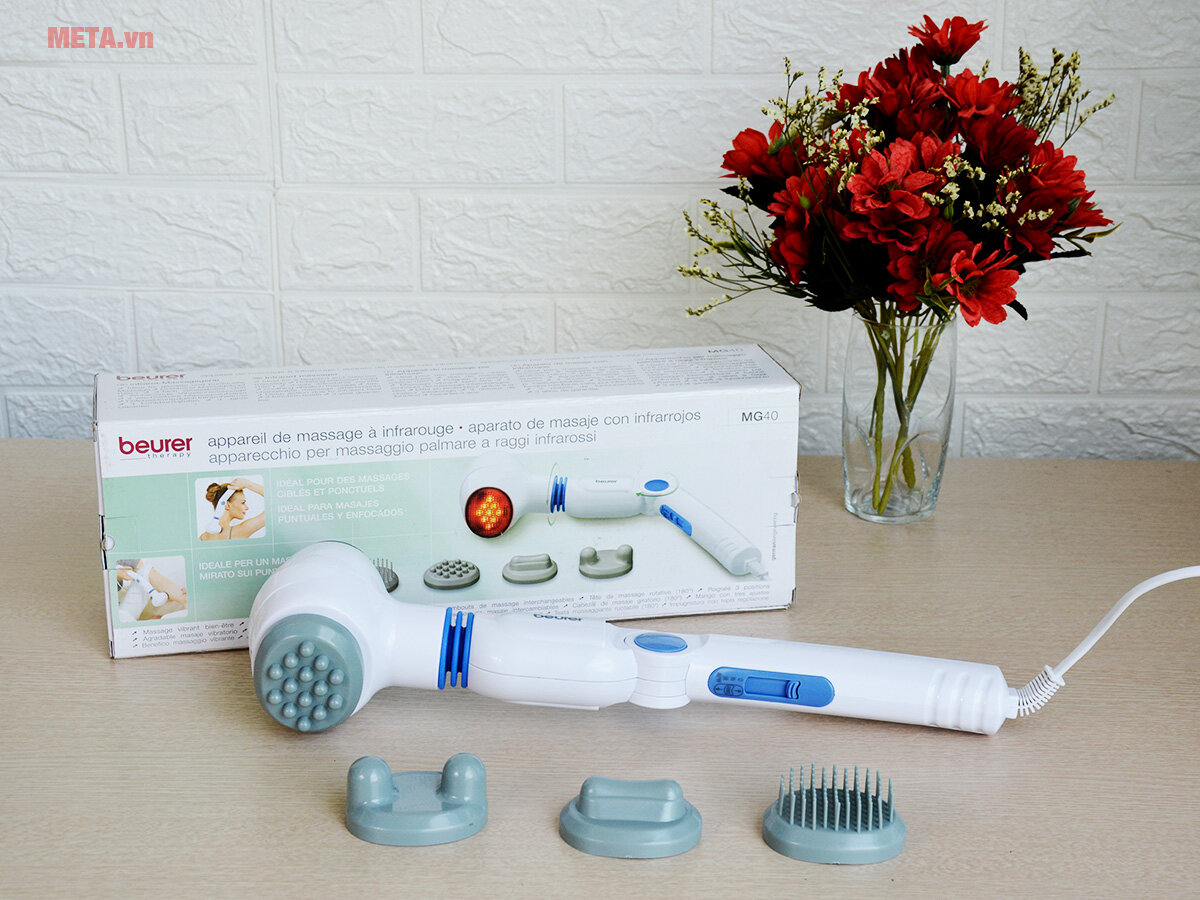Máy massage cầm tay có hồng ngoại Beurer MG40