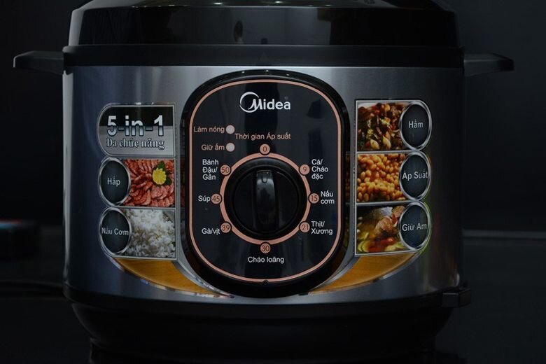 Nồi áp suất điện Midea MY-12CH502A 5.0 lít Nồi áp suất điện Midea MY-12CH502A 5.0 lít