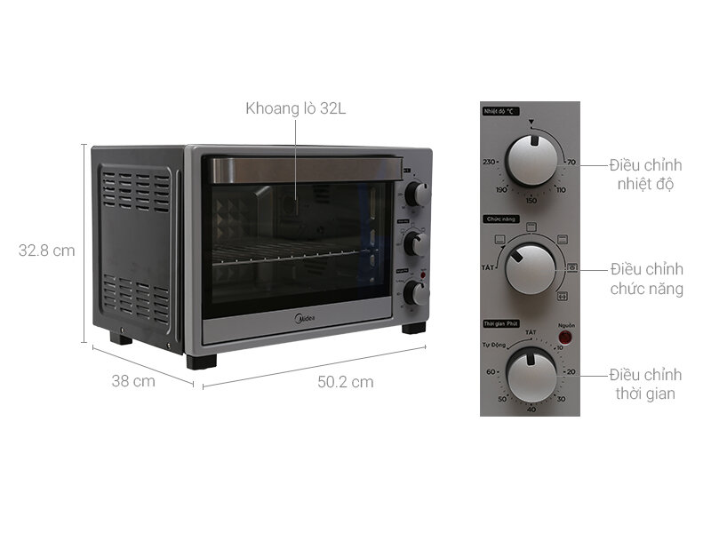 Lò nướng Midea MEO-32AZ15 32 lít