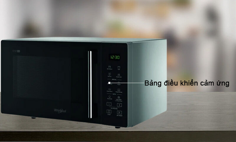 Whirlpool MWP253SBV sử dụng bảng điều khiển cảm ứng
