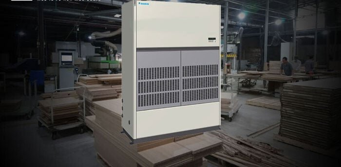 máy lạnh tủ đứng Daikin Inverter 10HP FVGR250QV1 RZUR250QY1 có kiểu dáng hiện đại