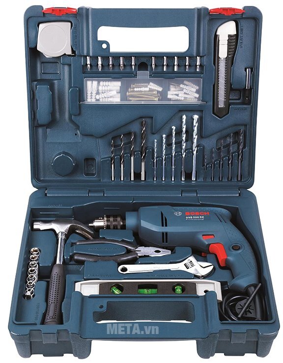 Máy khoan động lực Bosch GSB 550 RE (bộ Set)