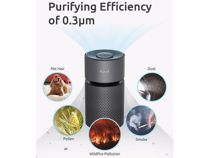 Thiết bị giúp loại bỏ nhiều loại bụi bẩn có kích thước khác nhau