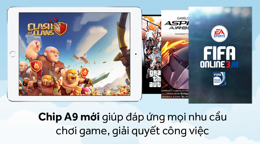 Máy tính bảng iPad Wifi 32GB (2017) Máy tính bảng iPad Wifi 32GB (2017)