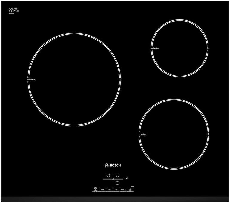 Bếp từ 3 vùng nấu Bosch PMI631B18E