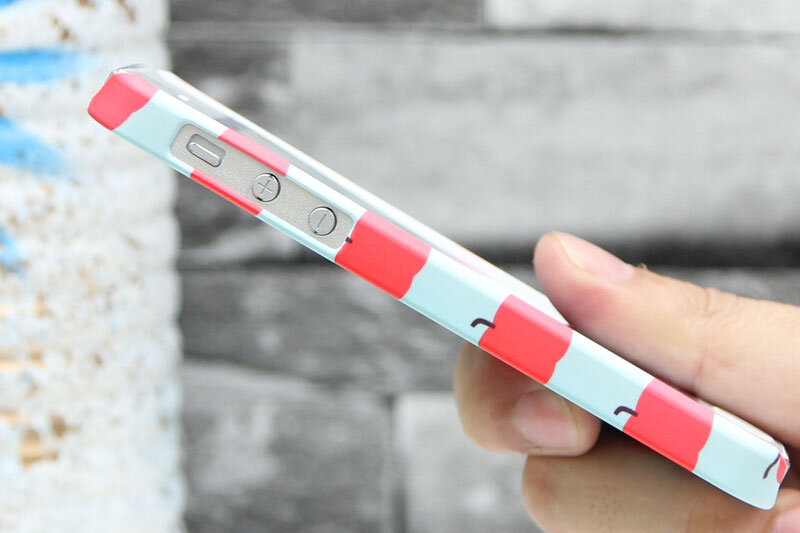 Ốp lưng iPhone 5 - 5S Nhựa Icover Táo Đỏ