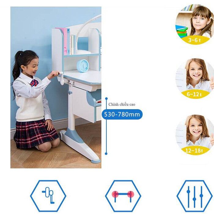 Bàn học sinh thông minh DRZ- 12003