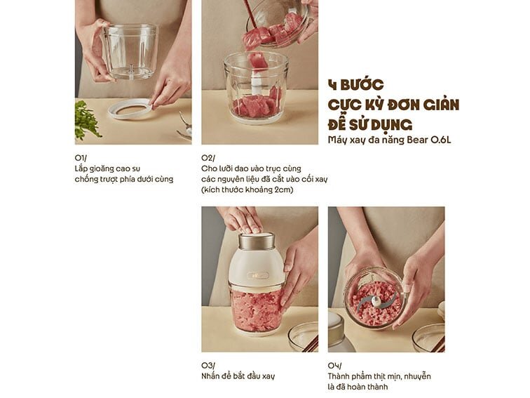 Máy xay thức ăn dặm  