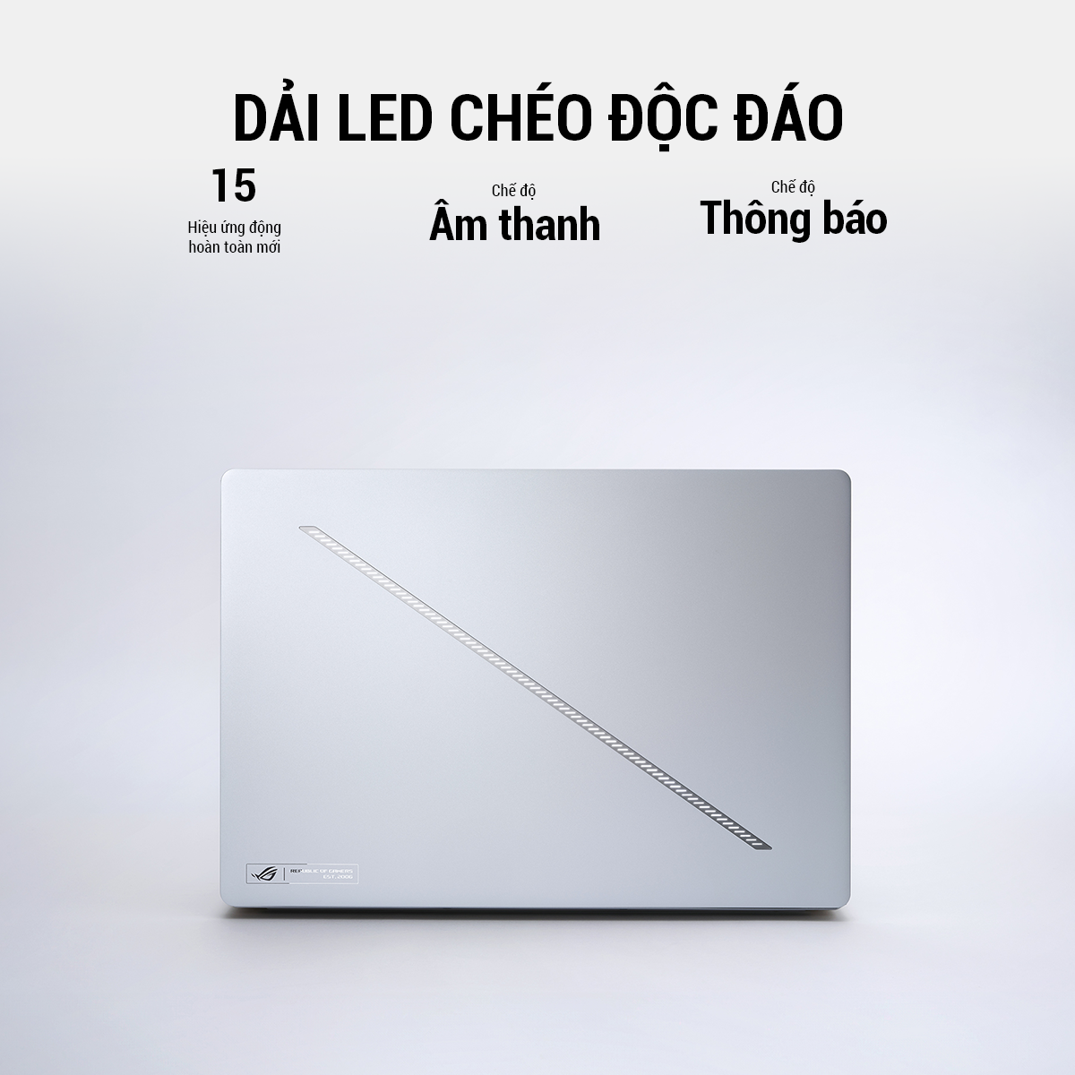 Laptop Asus Gaming ROG Zephyrus GU605MV-QR196WS (Ultra 9 185H/32GB RAM/1TB SSD/16 QHD 240hz/RTX 4060 8GGB/Win11/Trắng/Túi)