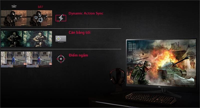 Màn hình LG 32GK850F-B 31.5Inch 2K 144Hz