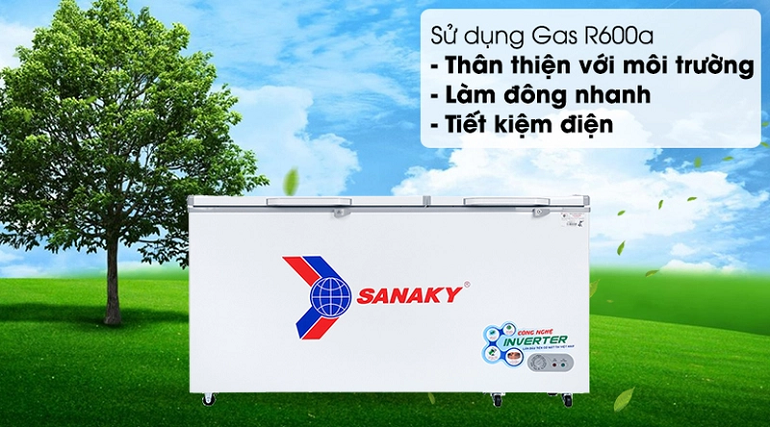 Tủ đông Sanaky inverter 1 ngăn 660 lít VH-6699HY3N