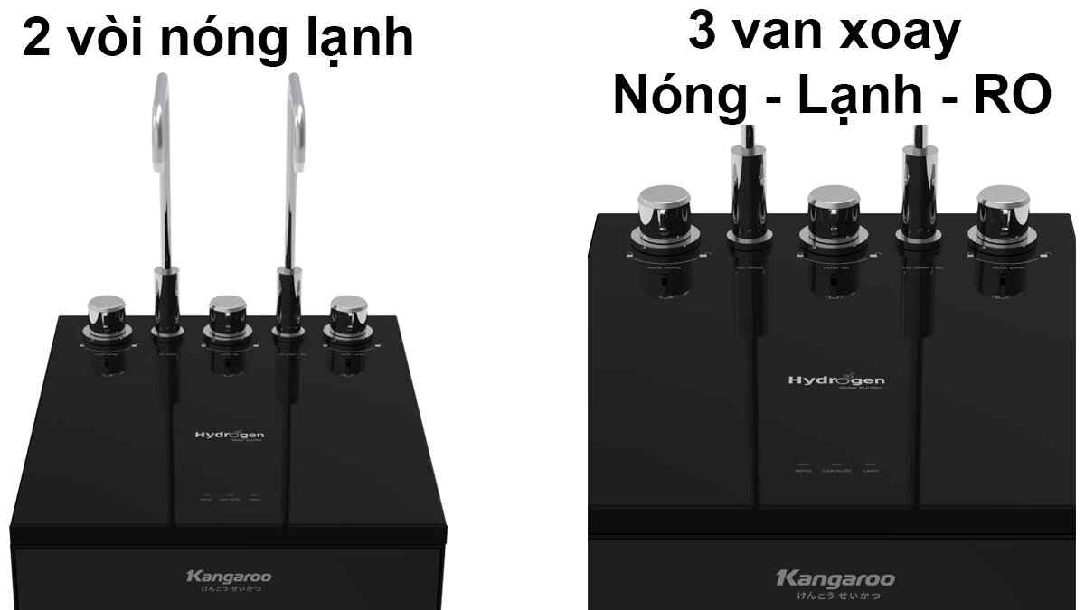 Kangaroo KG100MVT có van lấy nước tiện lợi