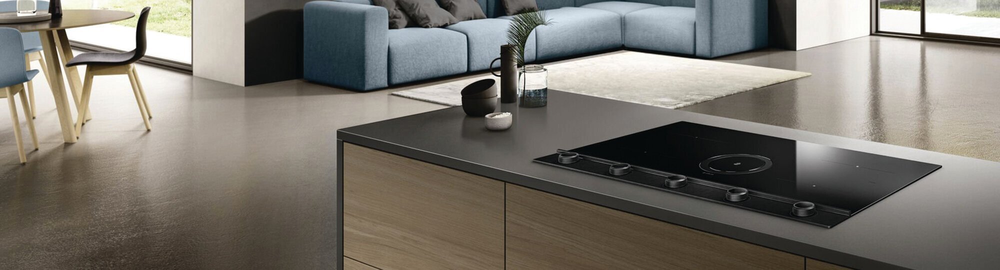 Bếp từ kết hợp hút mùi Elica Nikolatesla Unplugged Bếp từ kết hợp hút mùi Elica Nikolatesla Unplugged