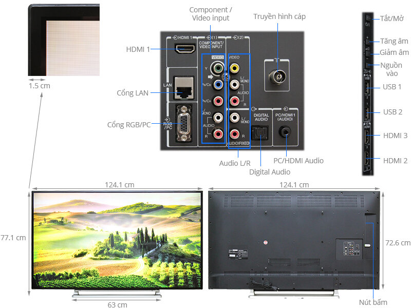 Smart Tivi Toshiba 55 inch 55L5550