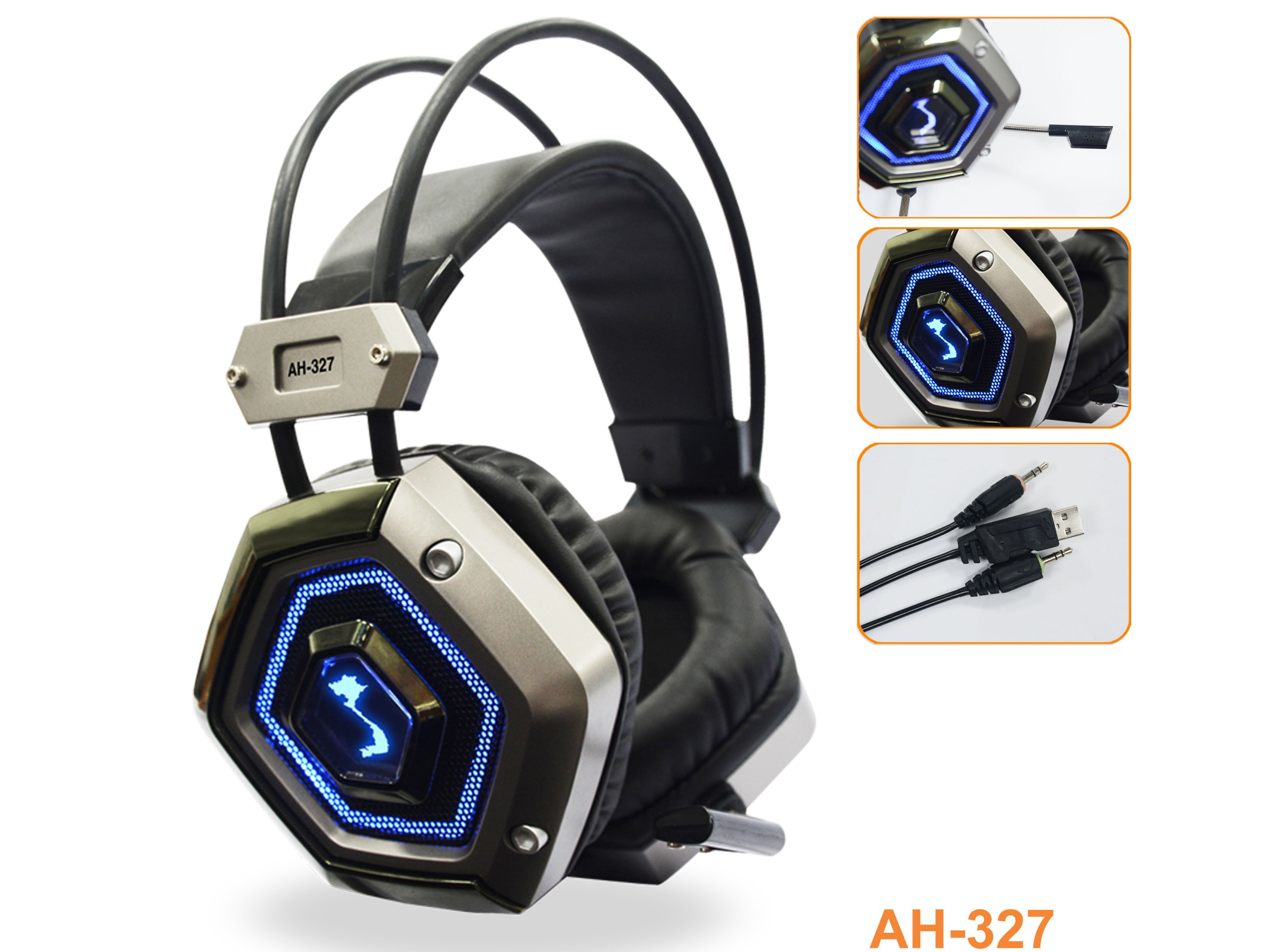 Tai nghe chơi game SoundMax AH-327 Tai nghe chơi game SoundMax AH-327