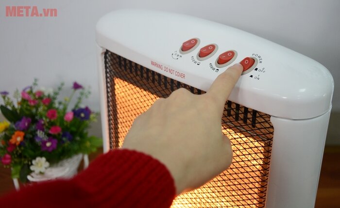 Quạt sưởi điện 3 bóng Halogen Hichiko HC-1205A