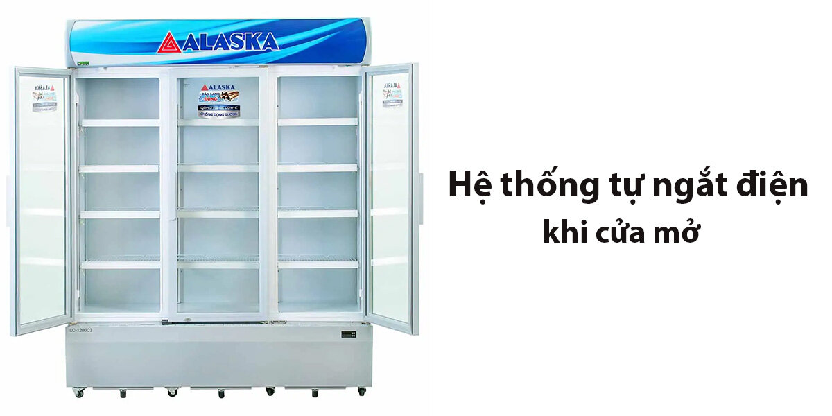 Hệ thống tự động ngắt điện khi cửa mở nhằm tiết kiệm điện năng